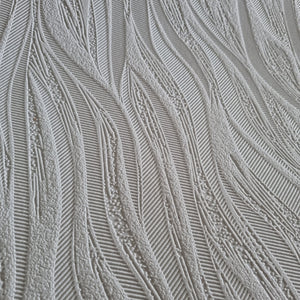 Waves paintable wallpaper - Walnut lane
