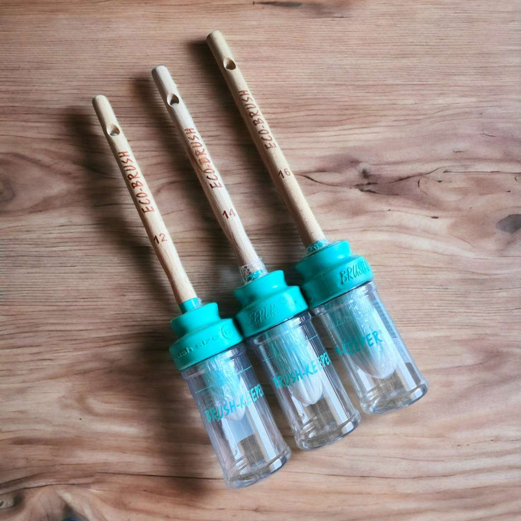 Eco brush & brush keeper