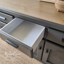 Load image into Gallery viewer, Off black buffet sideboard
