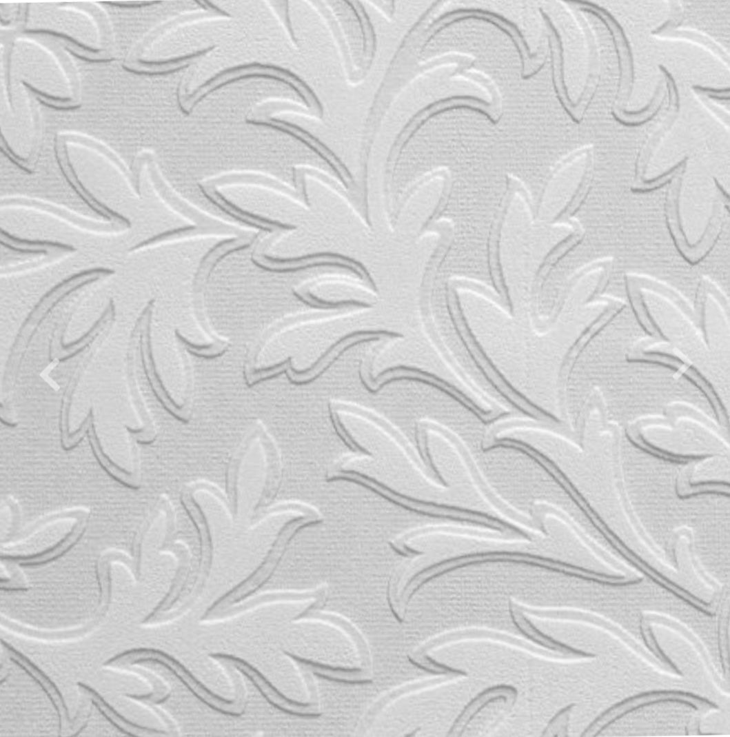 High leaf paintable wallpaper - Walnut lane