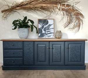 High leaf paintable wallpaper - Walnut lane