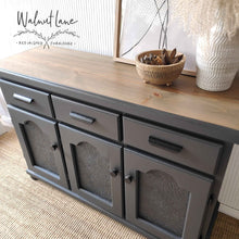Load image into Gallery viewer, Off black buffet sideboard
