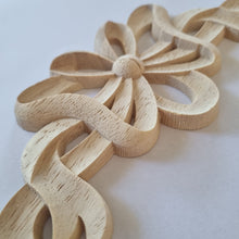 Load image into Gallery viewer, Wooden bow applique #5 - Walnut lane
