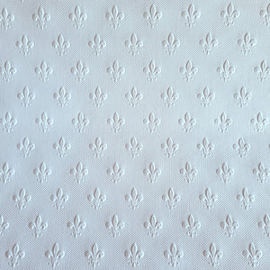 Fleur-de-lis paintable wallpaper - Walnut lane