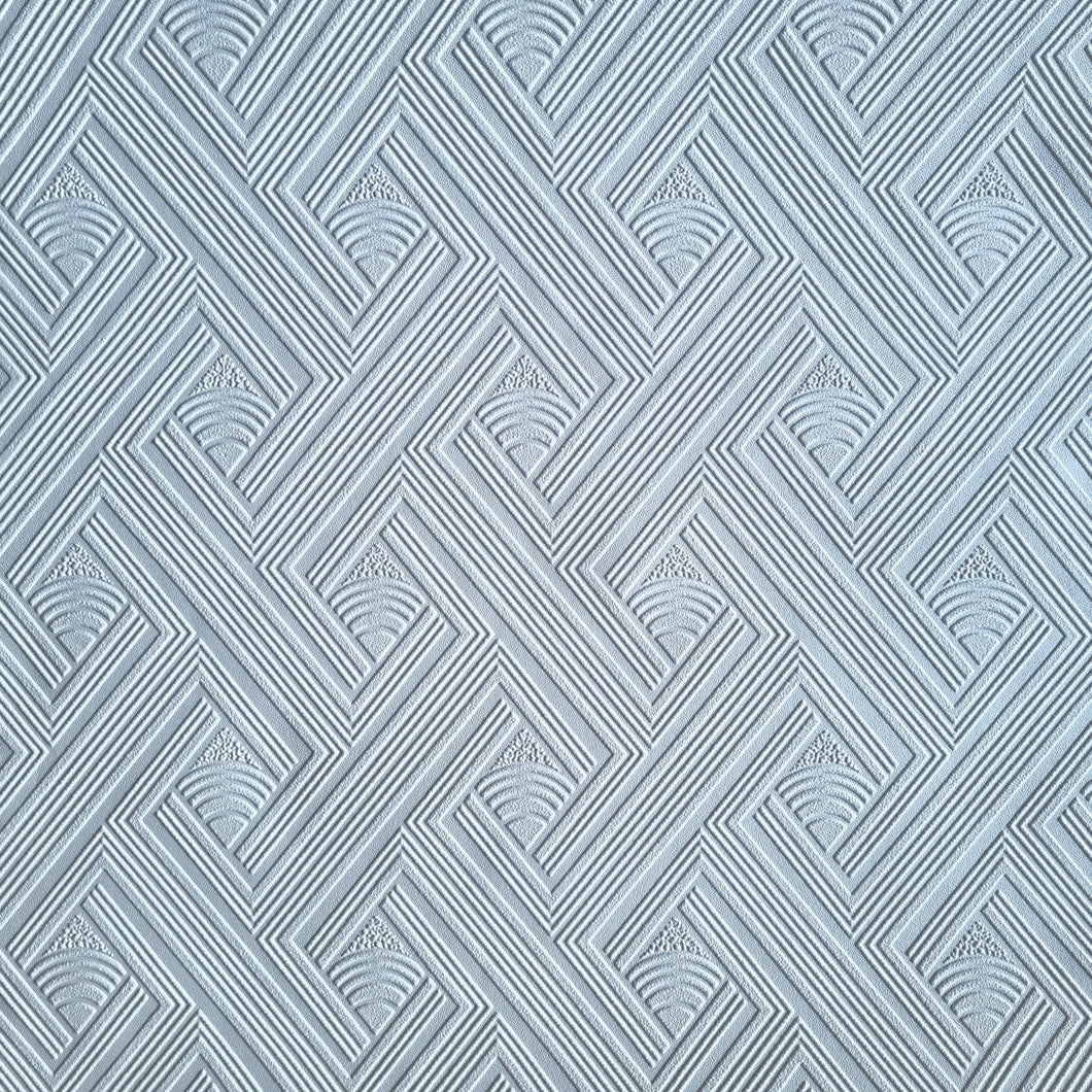 Lulu paintable wallpaper - Walnut lane