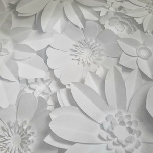 3D flowers wallpaper - Walnut lane