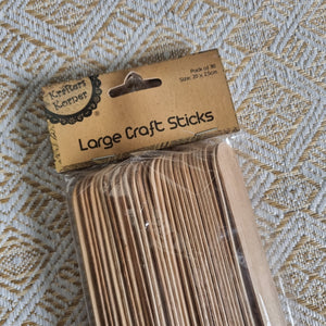 Large craft sticks - Walnut lane