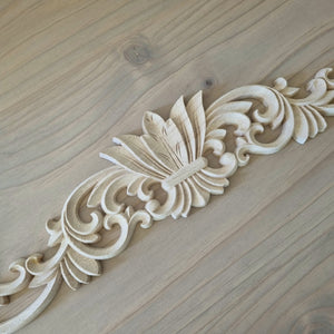 Large wooden applique #17 - Walnut lane