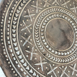 Boho tribal wall art/plate - Walnut lane