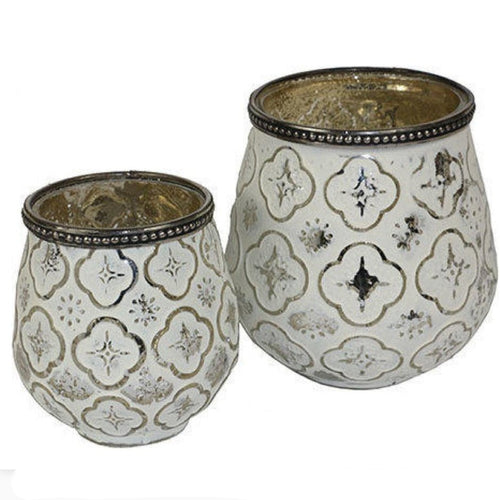 Votive candle holders set of 2 - Walnut lane