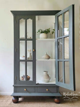 Load image into Gallery viewer, Olive green display cabinet
