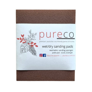POLISH pack Wet/dry sanding pads 4pack - Walnut lane