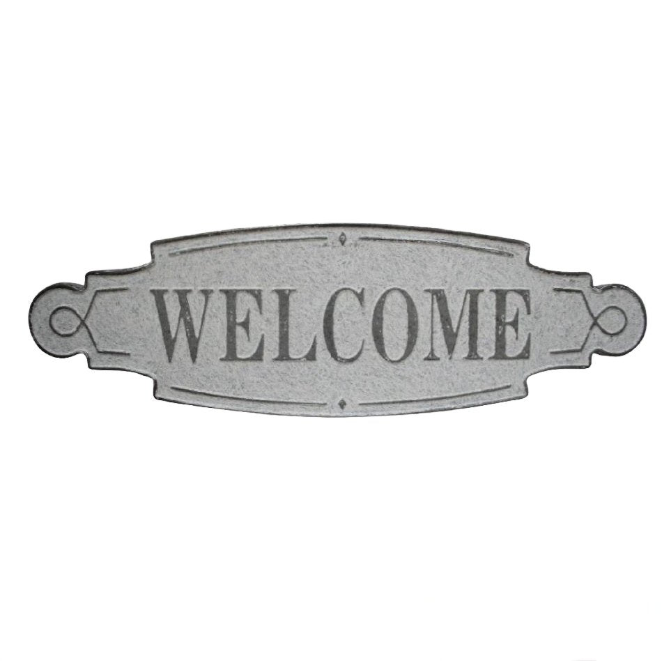 Metal welcome sign - Walnut lane
