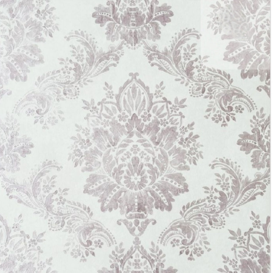 Pink Damask Wallpaper - Walnut lane
